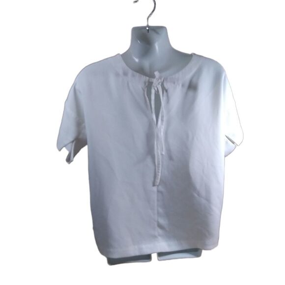 Madewell white short sleeve oversize top S - Picture 3 of 5